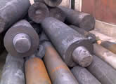 Waste high power graphite electrodes